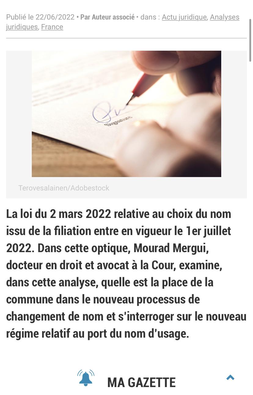 actu juriste