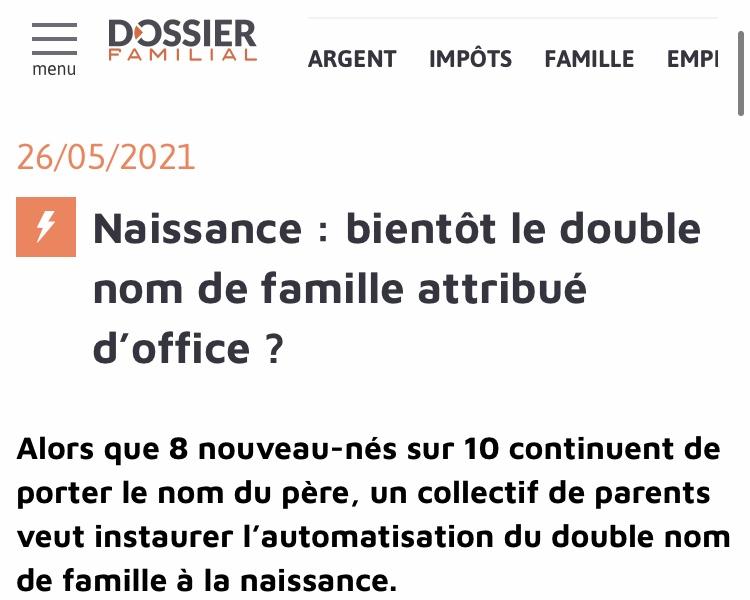 Dossier Familiale